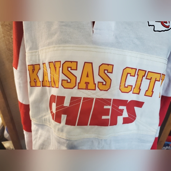 NEW Tommy Hilfiger Kansas City Chiefs KC Chiefs Mens Large Long Sleeve Shirt - Picture 3 of 10